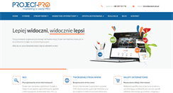 Desktop Screenshot of project-pro.pl